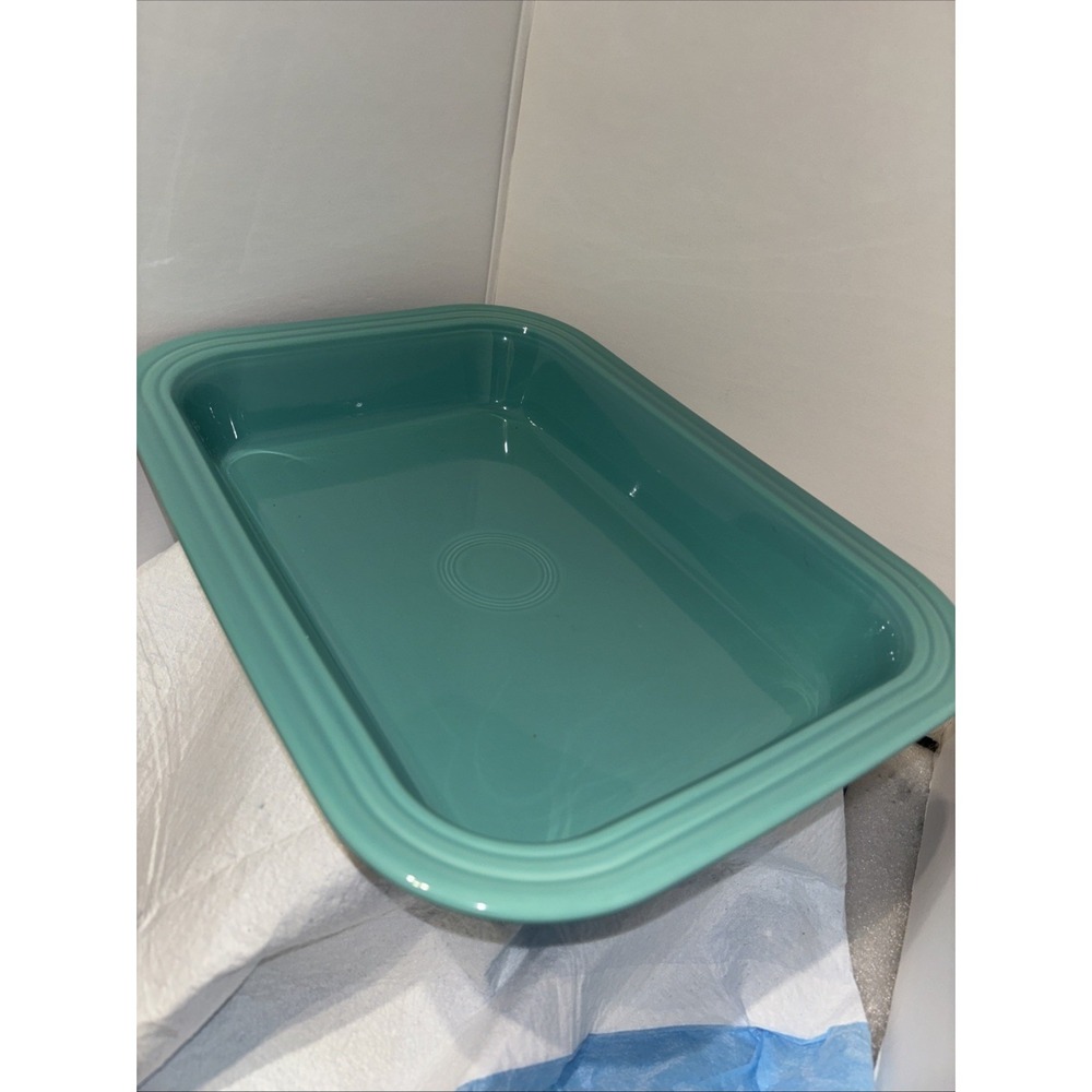 Fiesta Turquoise Ceramic 9X13 Rectangular Shape Kitchen Baking Dish